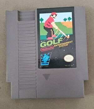 Vintage Golf Video Game Nintendo Entertainment System NES 1985 Sport Series